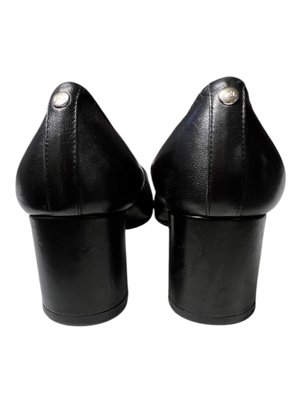 EUC AGL Attilio Giusti Leombruni Black Leather Cap Toe Pumps | EU 41 (US 10) - Picture 5 of 9